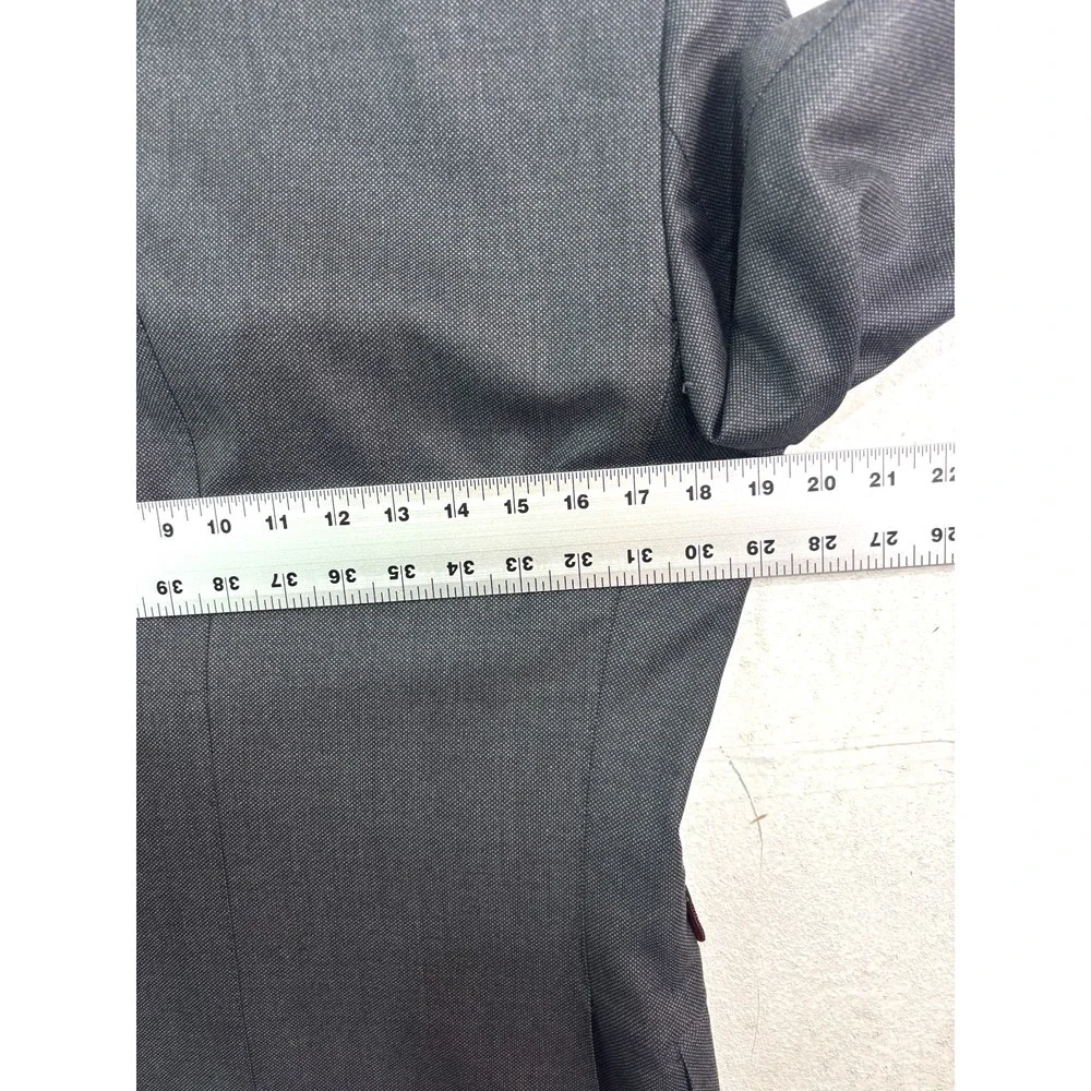 Suitsupply 36R Charcoal Nailhead‎ Sienna Int Blazer Jacket Sport Suit Coat Wool